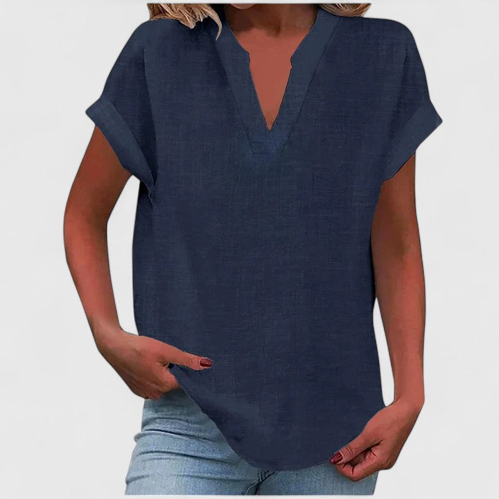 Xavinah | Cozy V-Neck Top