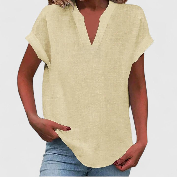 Xavinah | Cozy V-Neck Top