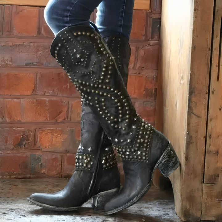 Valencia | Western Knee Boots