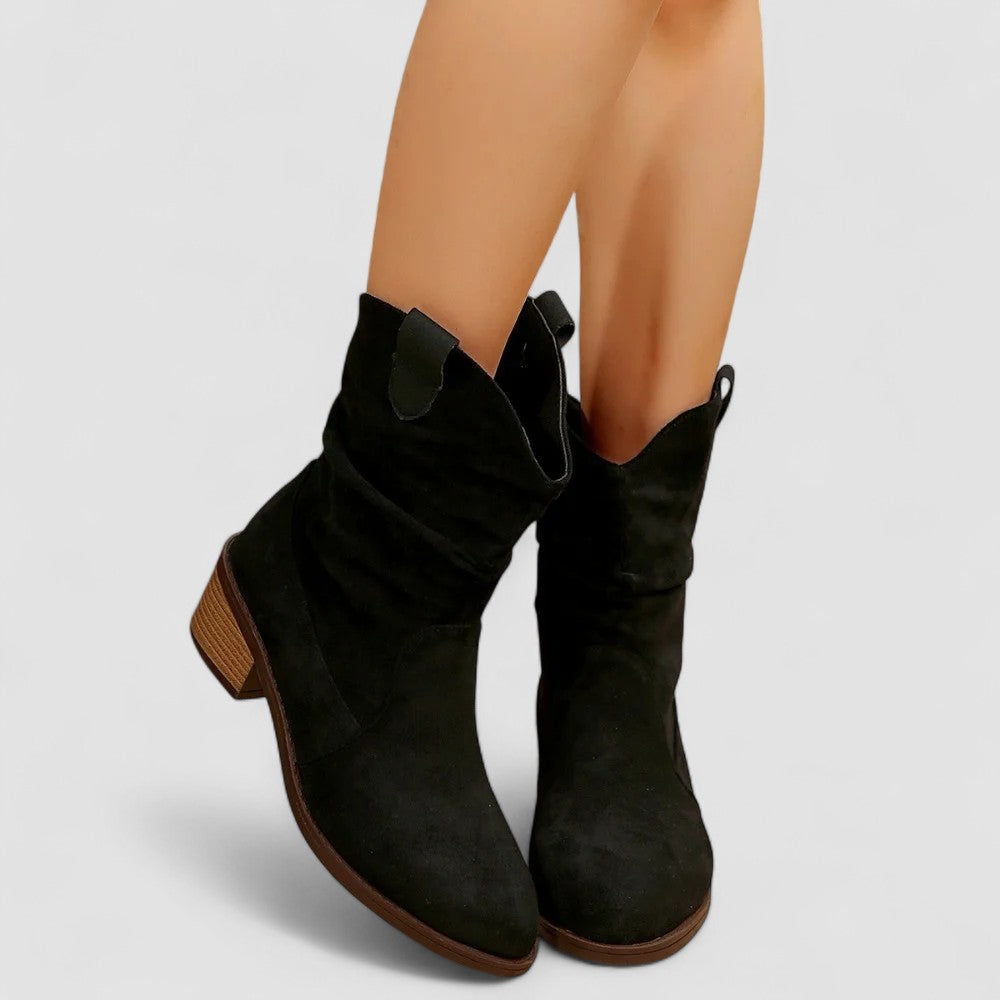 Léonie | Suede Ankle Boots