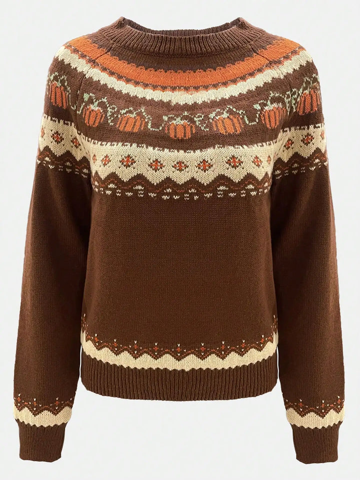 Marion | Retro Icelandic Knit Sweater