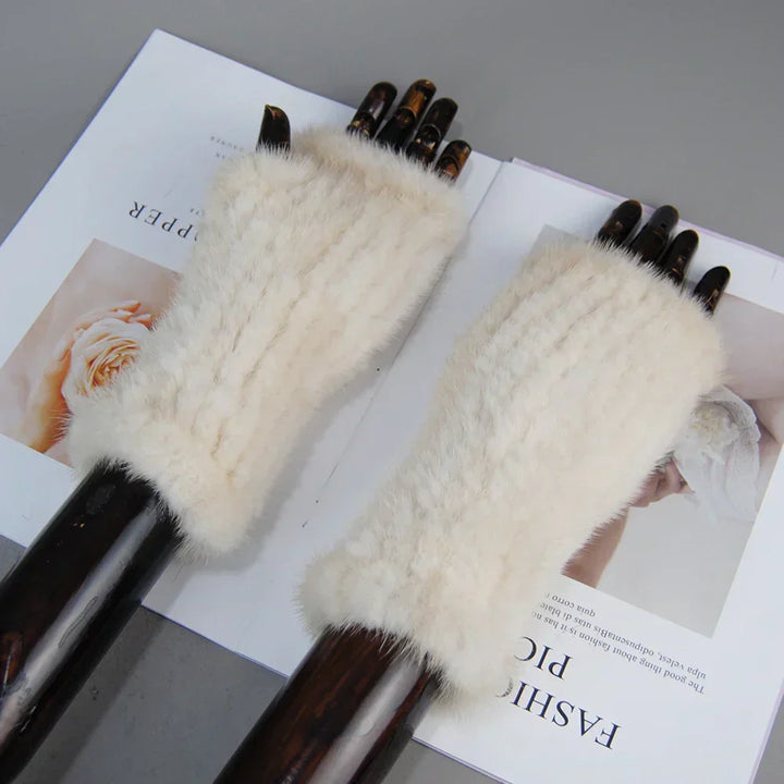 Aoife™ | Mink Fur Gloves