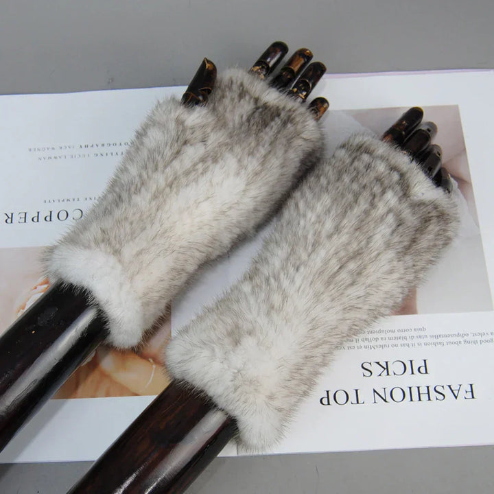 Aoife™ | Mink Fur Gloves