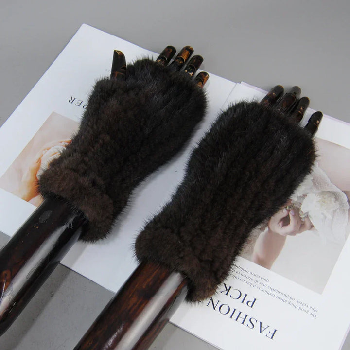 Aoife™ | Mink Fur Gloves