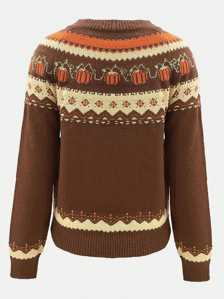Marion | Retro Icelandic Knit Sweater