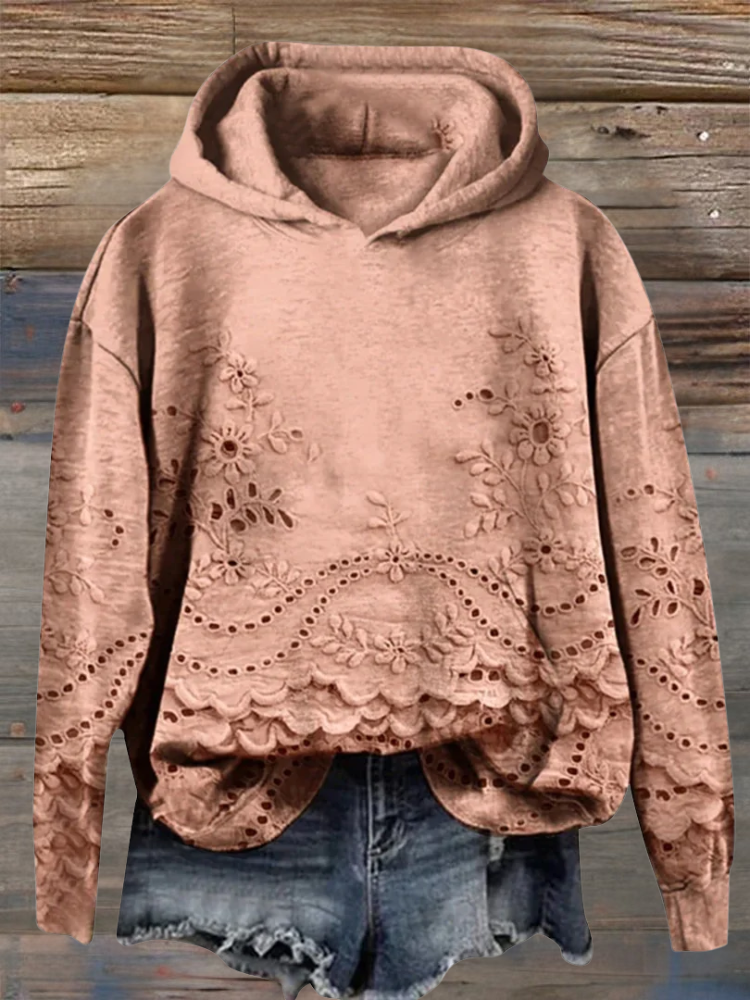 Luna | Lace-Soft Cozy Hoodie