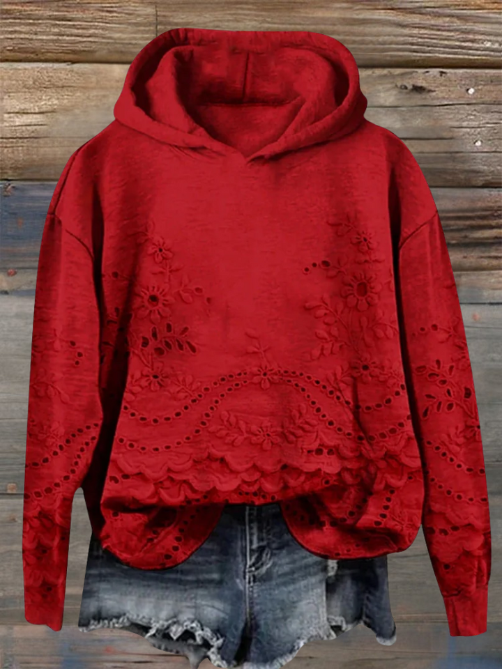 Luna | Lace-Soft Cozy Hoodie