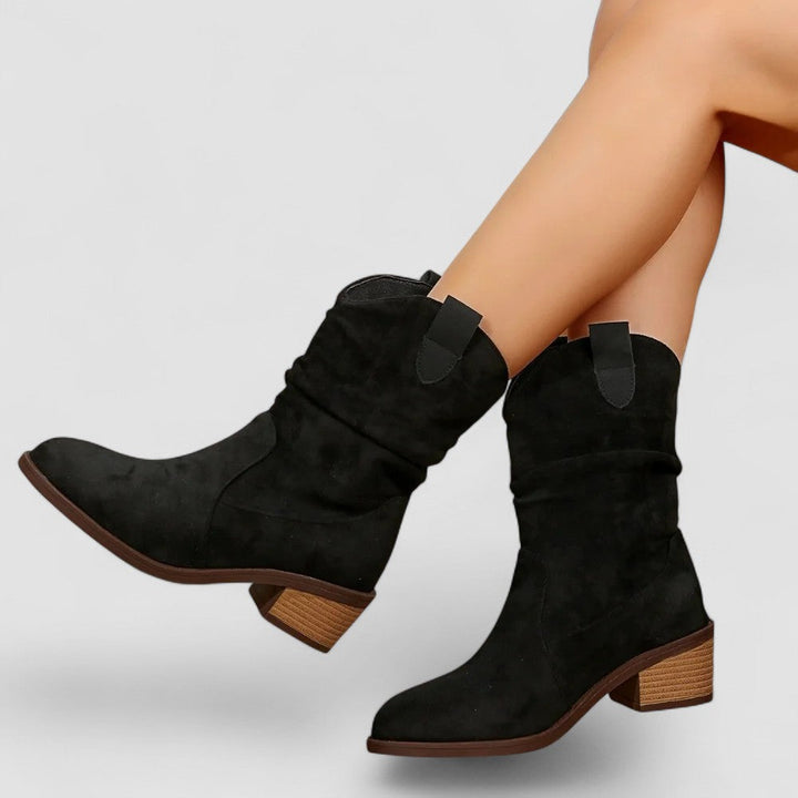 Léonie | Suede Ankle Boots