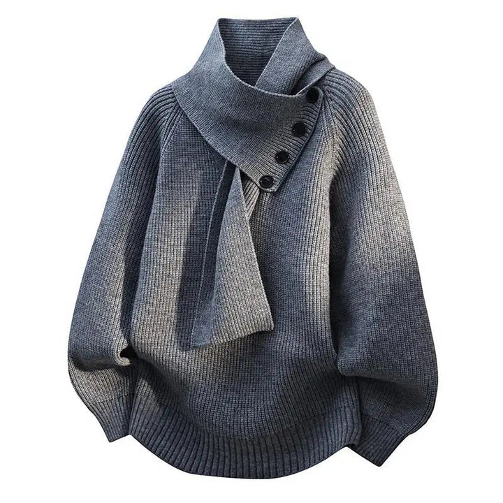 Arlena | Cozy Scarf Neck Sweater
