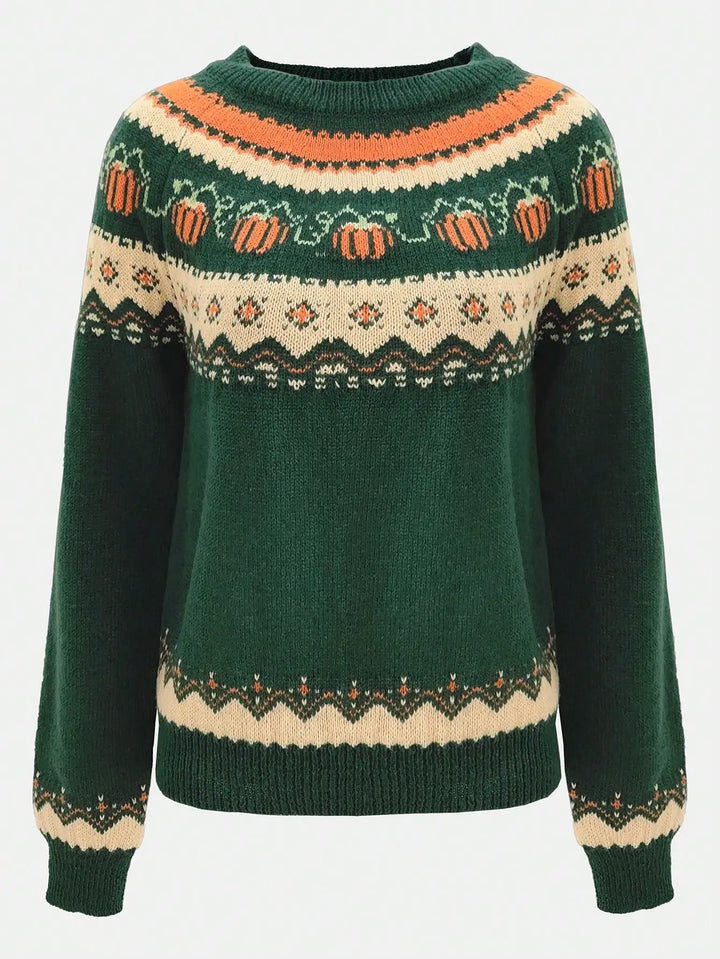 Marion | Retro Icelandic Knit Sweater