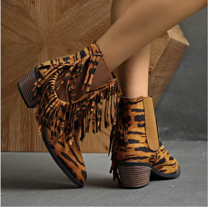 Seraphine | Luxury Fringe Boots