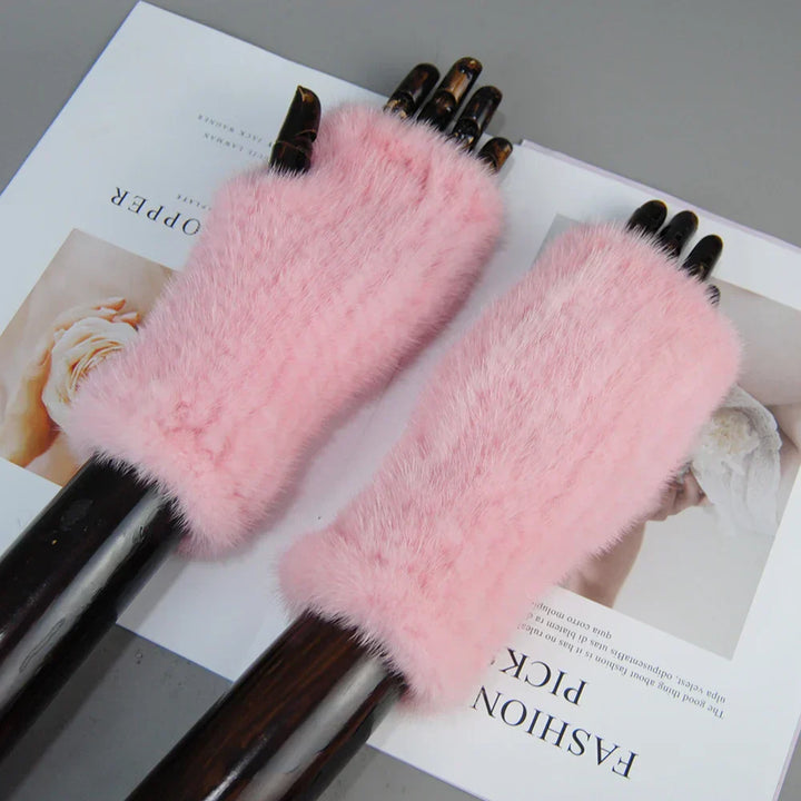 Aoife™ | Mink Fur Gloves