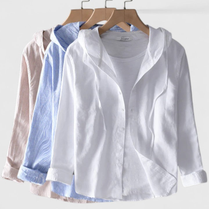 Demi | Chic Hooded Blouse