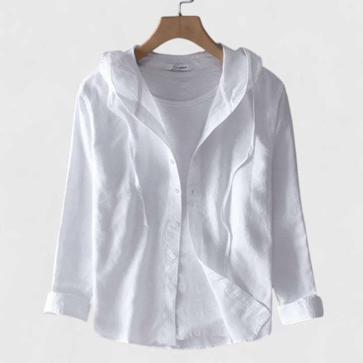 Demi | Chic Hooded Blouse