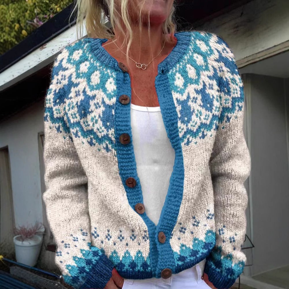 Eva | Handcrafted Vintage Icelandic Cardigan