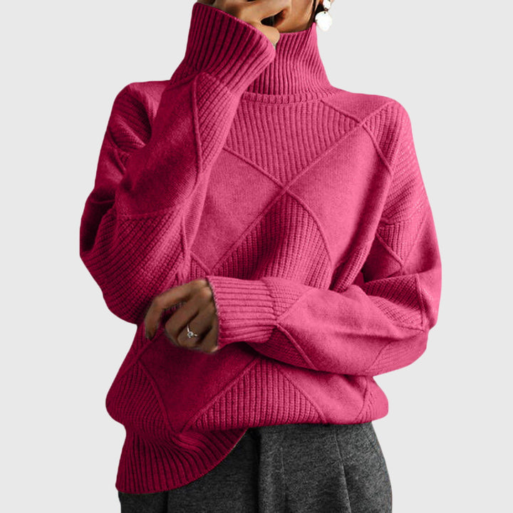 Angela™ Turtleneck Knit Sweater