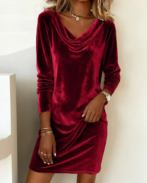 Velorina | Loose Fitting Velvet Dress
