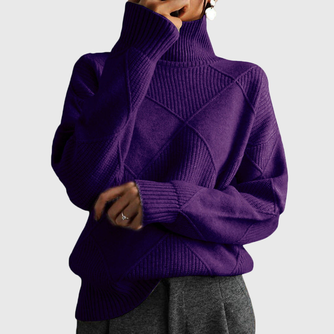Angela™ Turtleneck Knit Sweater