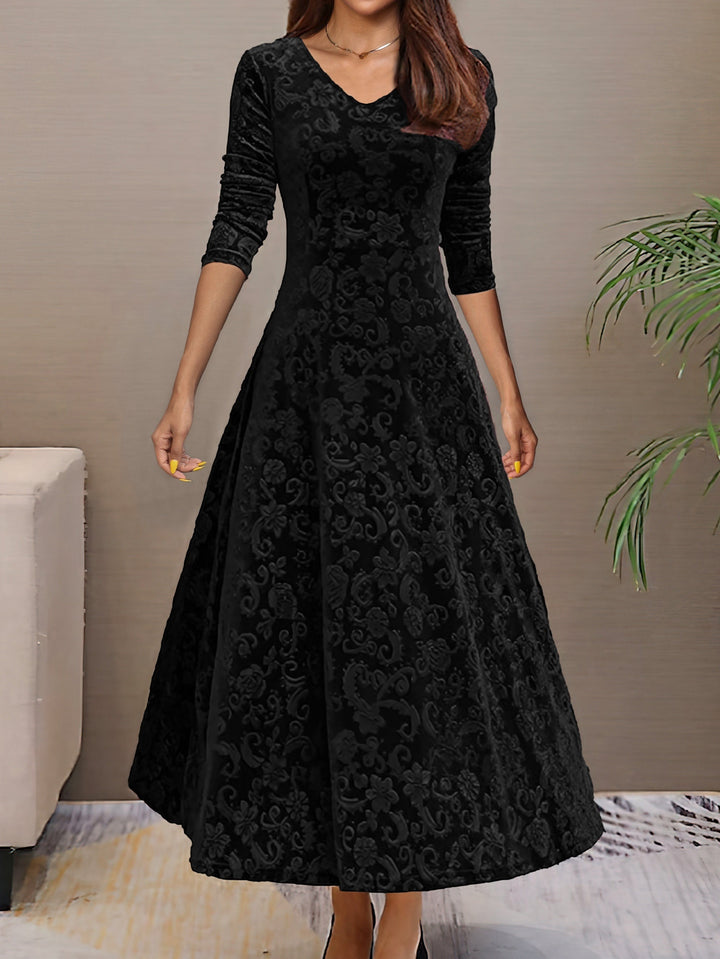 Denise | Luxurious Velvet Elegance Gown