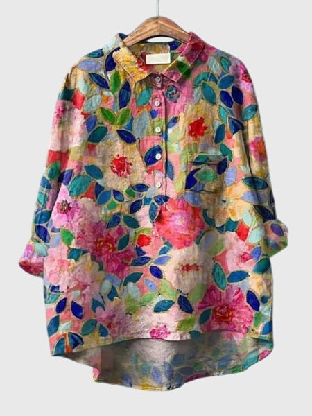 Valeria™ - Blossom Pattern Blouse