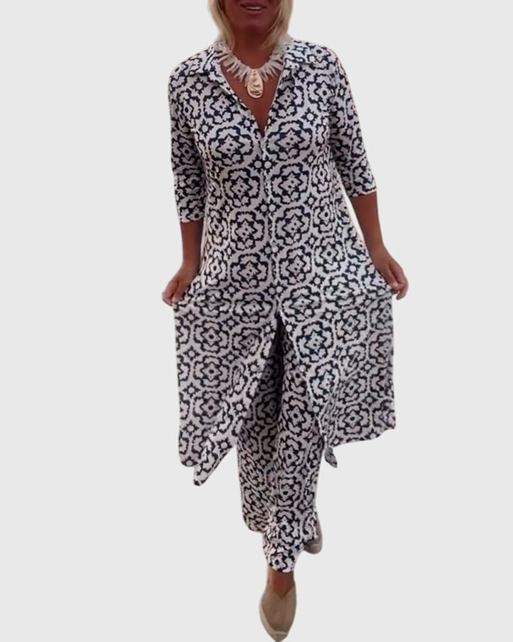 Gabriella™ | Chic Vintage Two-Piece Ensemble