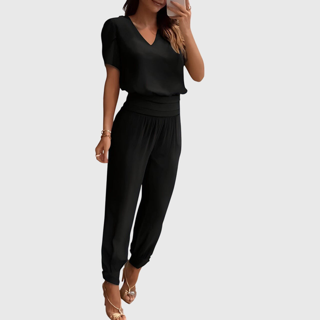 Jennifer™ | Chic Blouse and Trouser Ensemble