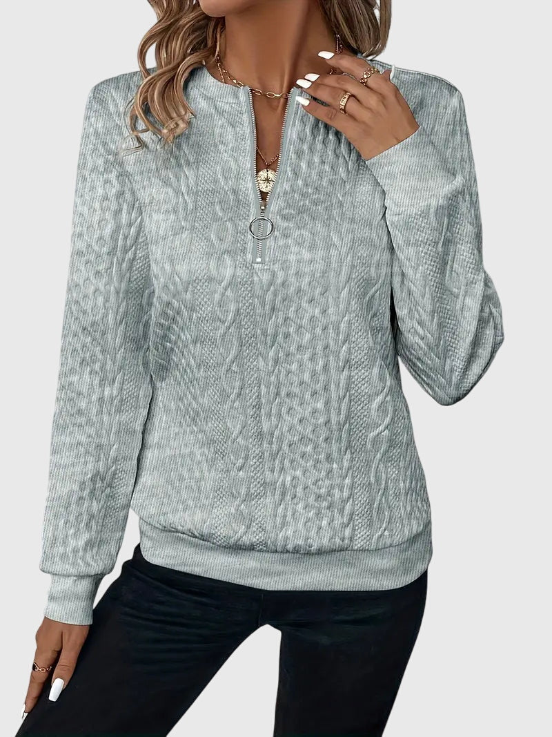 Nora™ Zippered Sweater