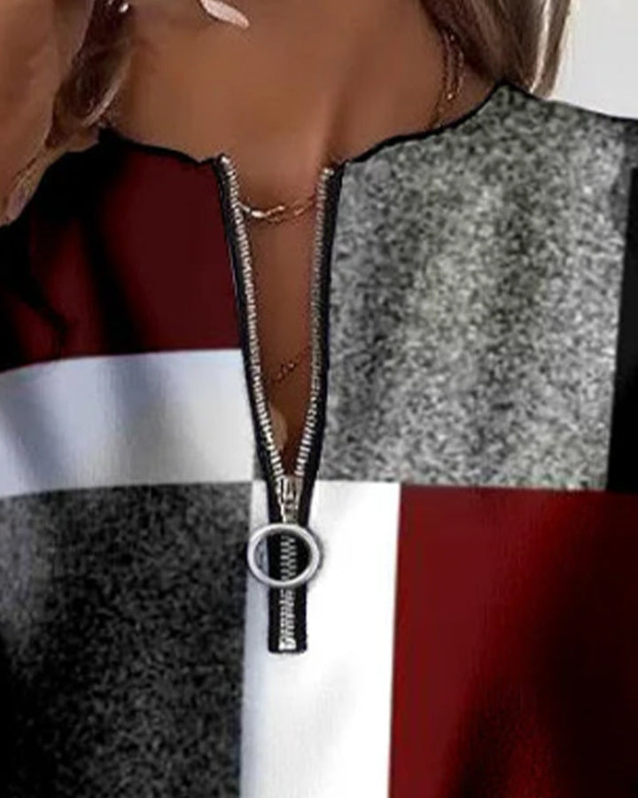 Marisol | Chunky Zip Cable Knit Sweater