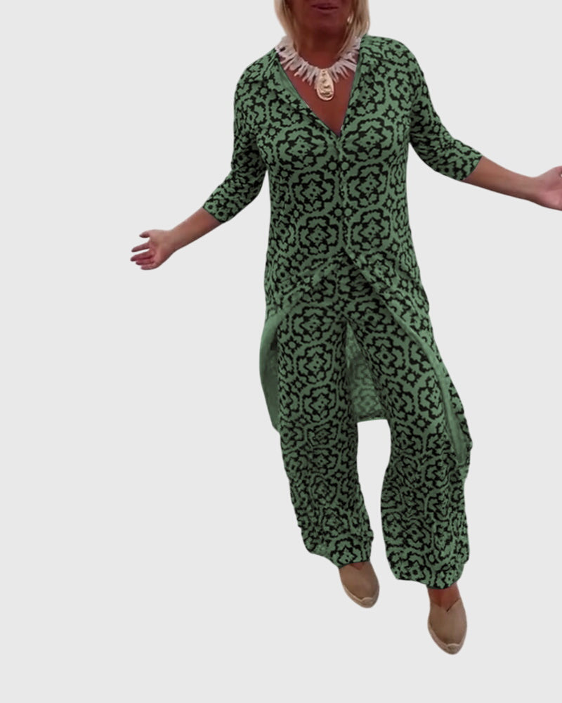 Gabriella™ | Chic Vintage Two-Piece Ensemble