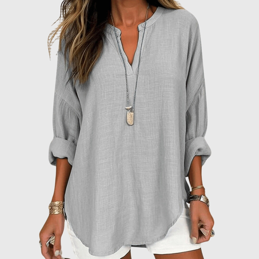 Lenara™ | Breezy Chic Beach Blouse