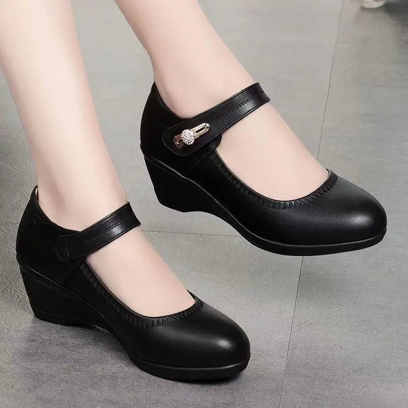 Sophia | Elegant Half Shoes with Medium Heel