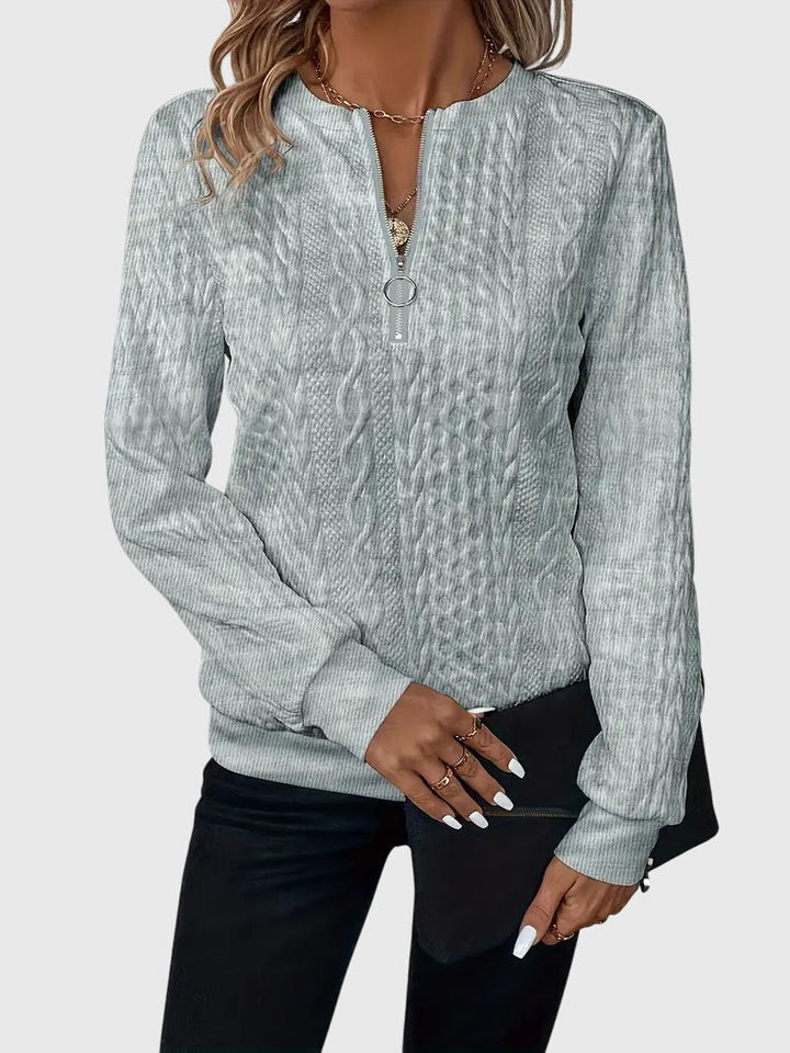 Nora™ Zippered Sweater