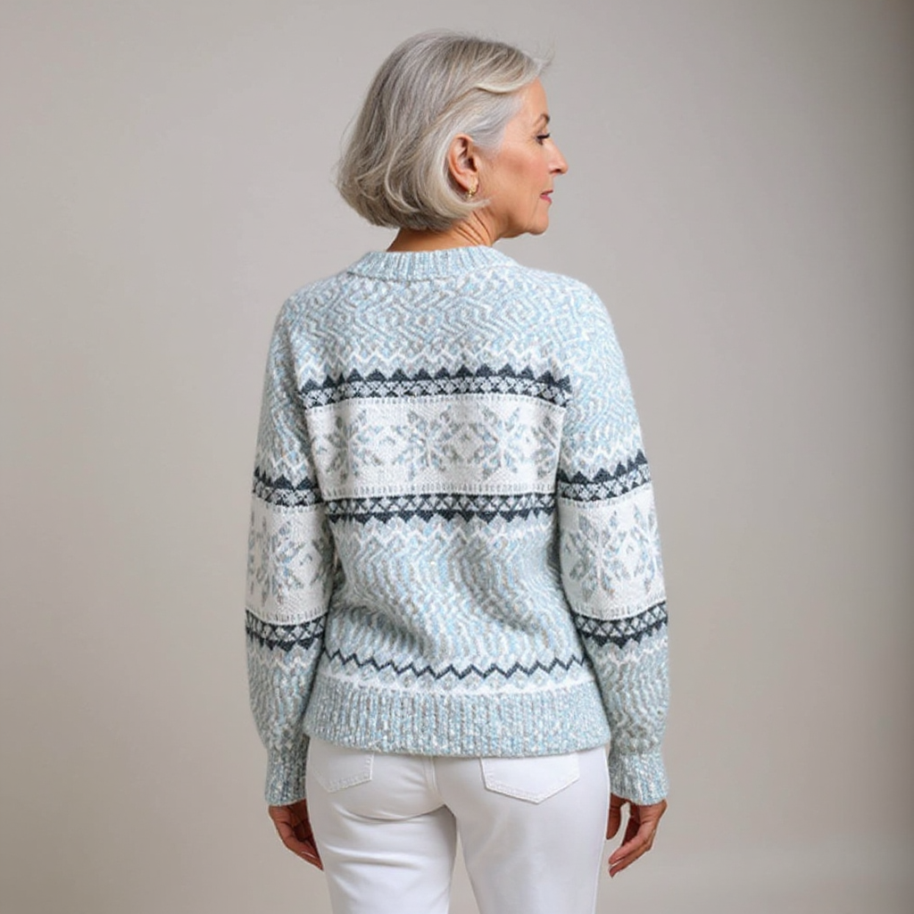 Melanie | Retro Icelandic Knit Sweater