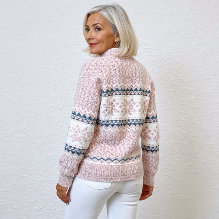 Melanie | Retro Icelandic Knit Sweater