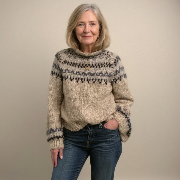 Ashley | Handcrafted Vintage Icelandic Sweater