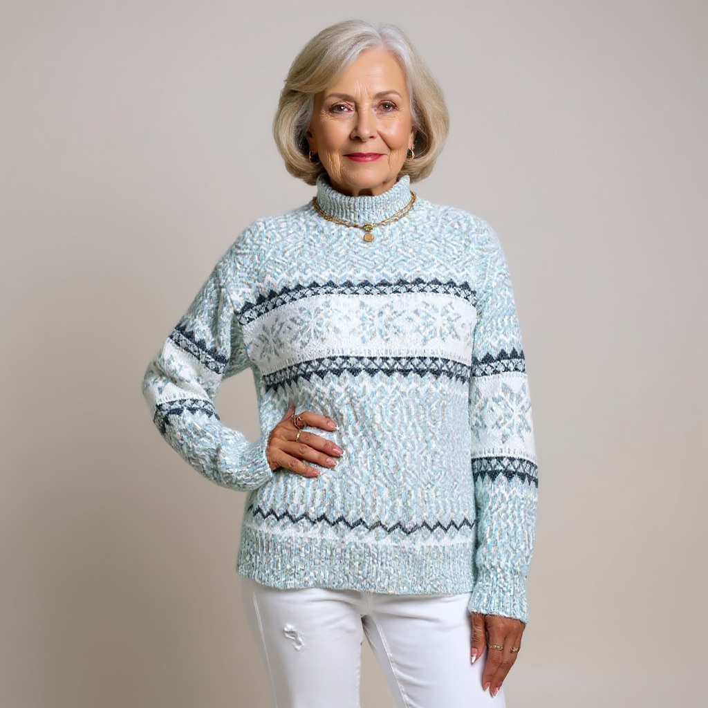 Melanie | Retro Icelandic Knit Sweater