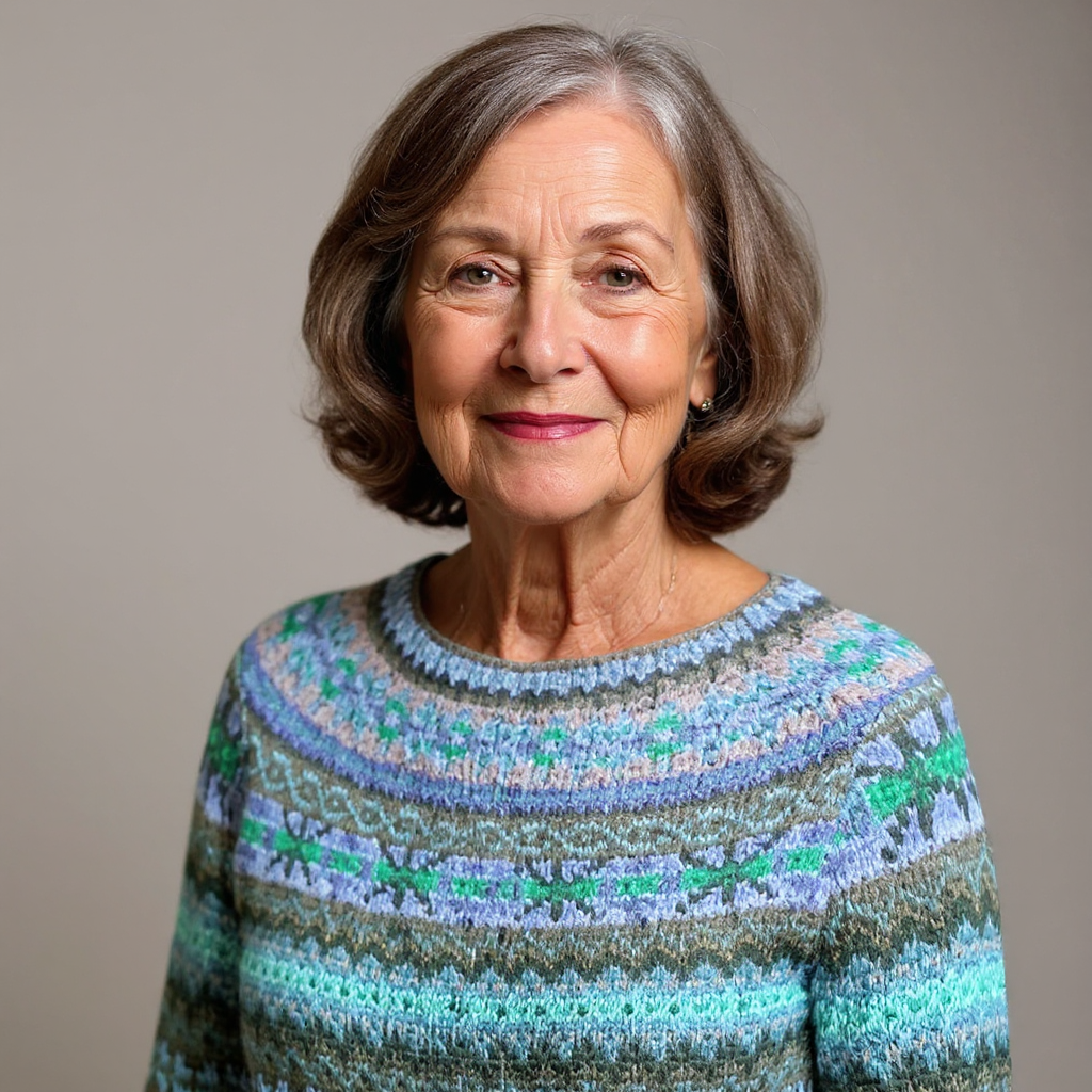 Audrey | Retro Icelandic Knit Sweater