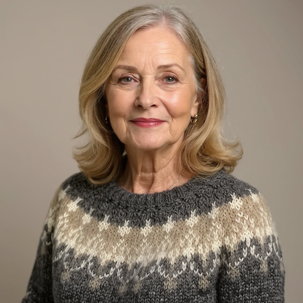 Samantha | Retro Icelandic Knit Sweater