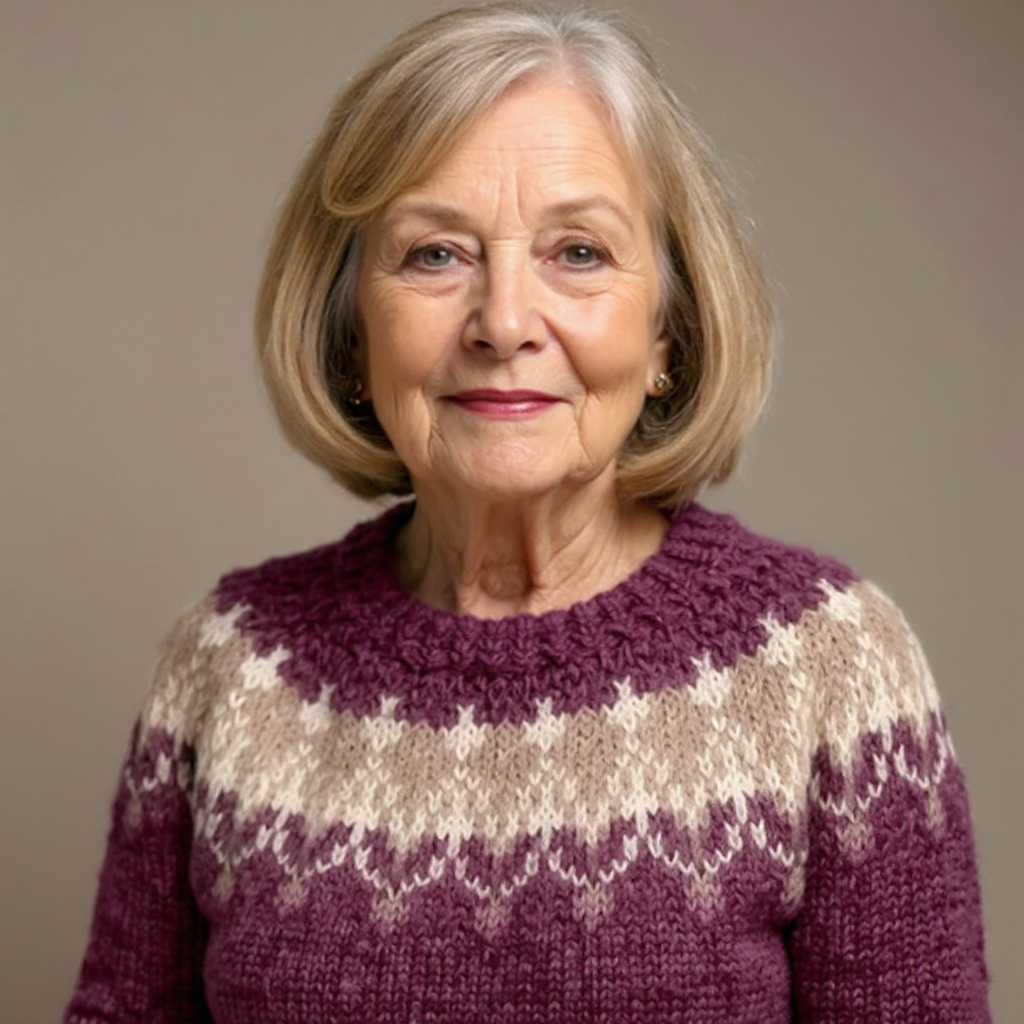 Samantha | Retro Icelandic Knit Sweater