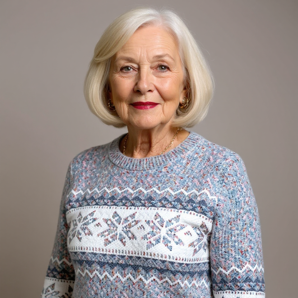 Melanie | Retro Icelandic Knit Sweater