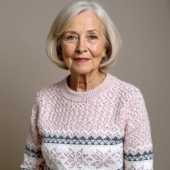 Melanie | Retro Icelandic Knit Sweater