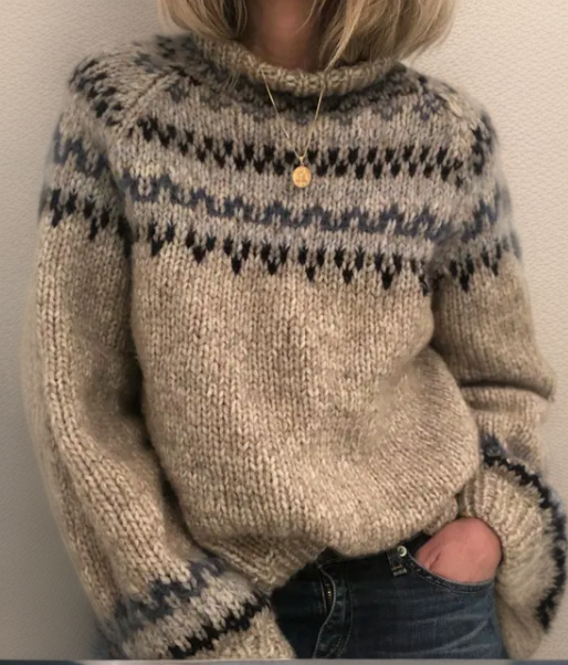 Ashley | Handcrafted Vintage Icelandic Sweater