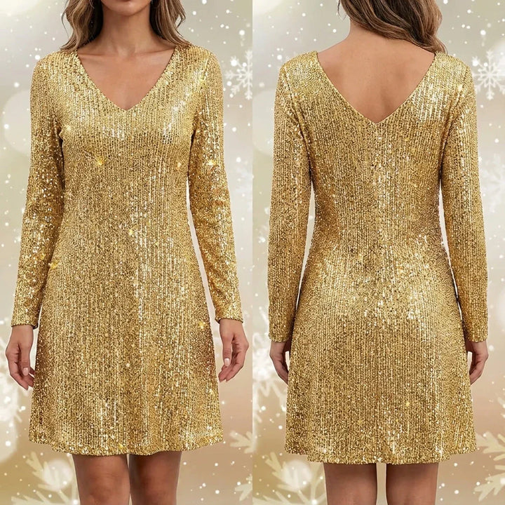 Celine | Sparkling Sequin Mini Dress