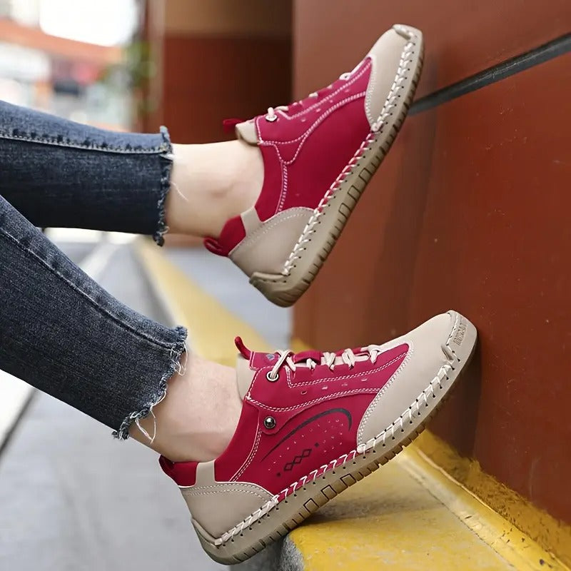 Lyna - Orthopedic Leather Sneakers