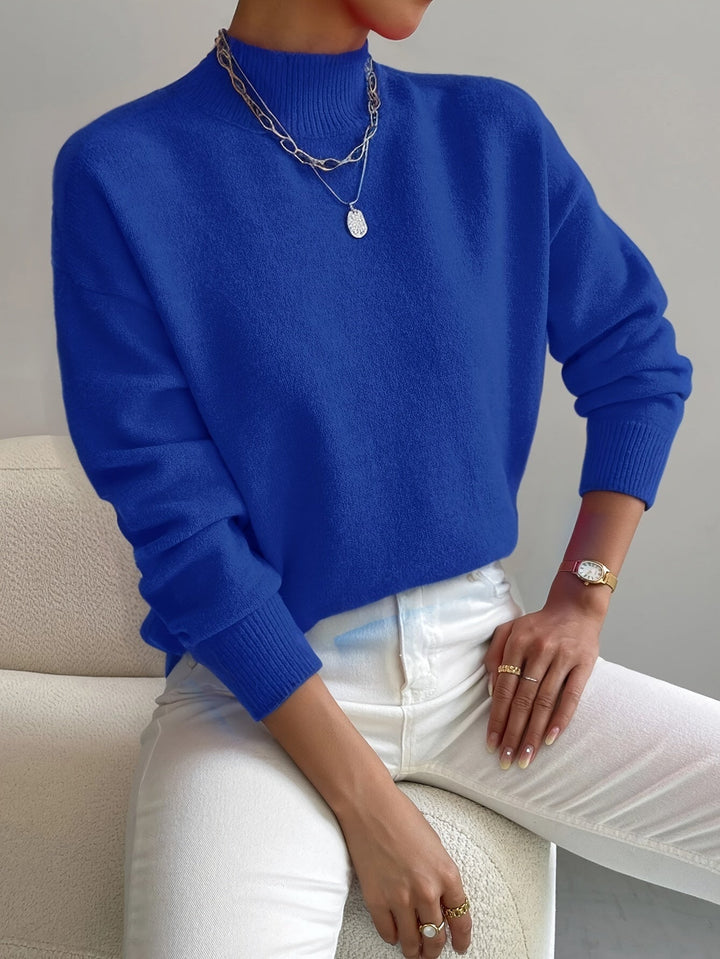 Arden | Soft Knit High-Collar Sweater