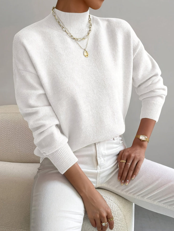 Arden | Soft Knit High-Collar Sweater