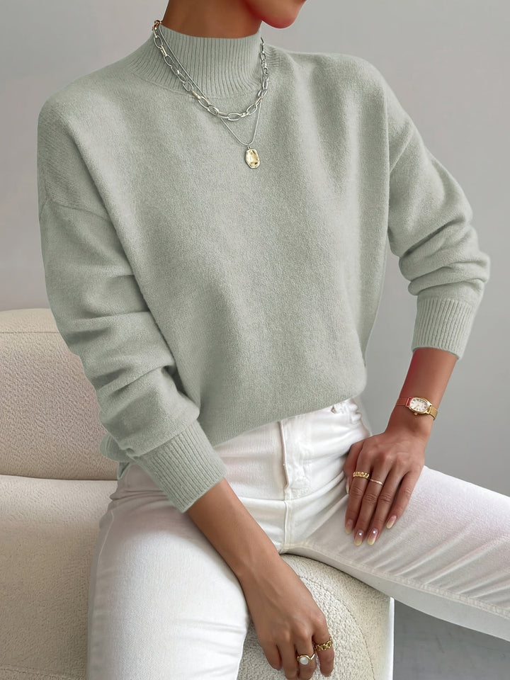 Arden | Soft Knit High-Collar Sweater